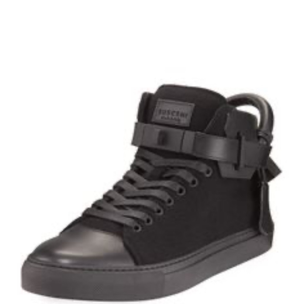 Buscemi Black High-Top Sneakers